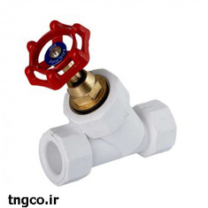 شیر فلکه 45 درجه آذین لوله سپاهان