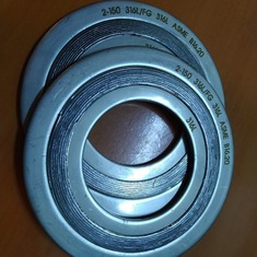 گسکت اسپیرال وند کلاس 150 دو رینگ تمام استیل 316