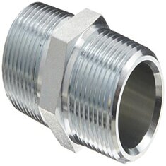 مغزی گالوانیزه دنده ای  مارک مک  کلاس 150  Hot Dip Galvanized Hex Nipple