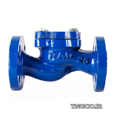 شیر یکطرفه سوپاپی  چدنی فلنجدار  PN16 راد شیر 