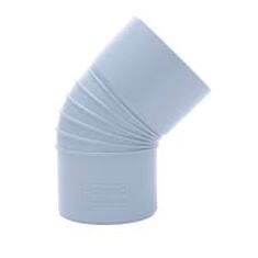 زانویی 45  درجه پلیکا upvc