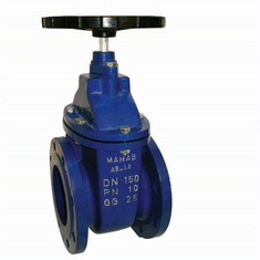 شیر کشویی چدنی PN16 زبانه فلزی شرکت مهاب آب ایرانیان