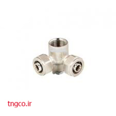 سه راهی 90درجه دیواری کوپلی نیوپایپ کد 61510