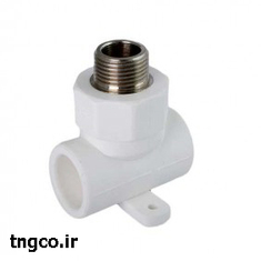 سه راه مغزی فلزی دیواری آذین لوله سپاهان