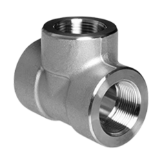 سه راه تبدیلی فورج دنده استنلس استیل 316  کلاس 3000 TEE REDUCER FORGED  A182 F316L  SCRD 3000#