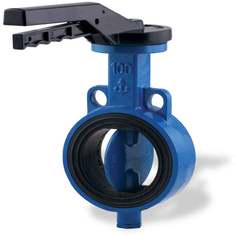 شیر پروانه ای ویفری اهرمی دیسک برنز  جهت آب شور GGG40 PN16 وگ امید گلستان