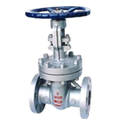 شیر فلكه کشویی گیت ولو فولادی کلاس 300 کربن استیل فلنج دار GATE VALVE CS A216 WCB FLG 300#
