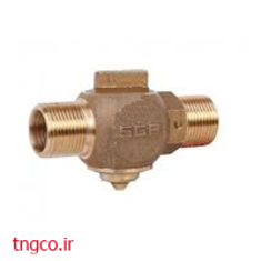 شیر شبکه دو سر روپیچ تمام برنز   کد 61542