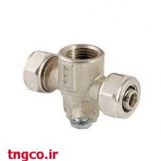 سه راهی دیواری کوپلی نیوپایپ کد 61710