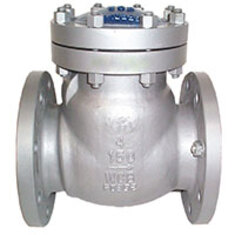 شیر خودکار فولادی چك ولو کلاس 150 کربن استیل فلنجدار CHECK VALVE CS A216 WCB 150#