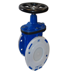 شیر فلکه کشویی زبانه لاستیکی pn10 میراب