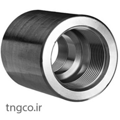 بوشن استنلس استیل 316  فورج دنده کلاس 6000 FULL COUPLING FORGED  A182 F316L  SCRD 6000#