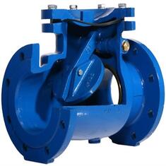 شیر یکطرفه چدنی  لولایی دریچه فلزی دما 90 درجه  GG25  PN16 سام 