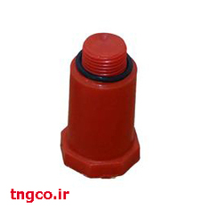 درپوش رزوه دار پایه بلند قرمز  پلی پروپلین آذین لوله سپاهان
