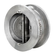 دبل پلیت چک ولو ویفری کلاس 150 فولادی A216 WCB  dual plate check valve