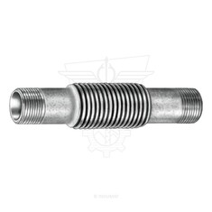 لرزه گیر دو جداره سر دنده تمام استیل  ارتعاشات صنعتی ایران