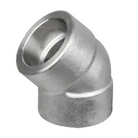 زانو 45 الوی استیل ساکت ولد کلاس 3000  A182 F11